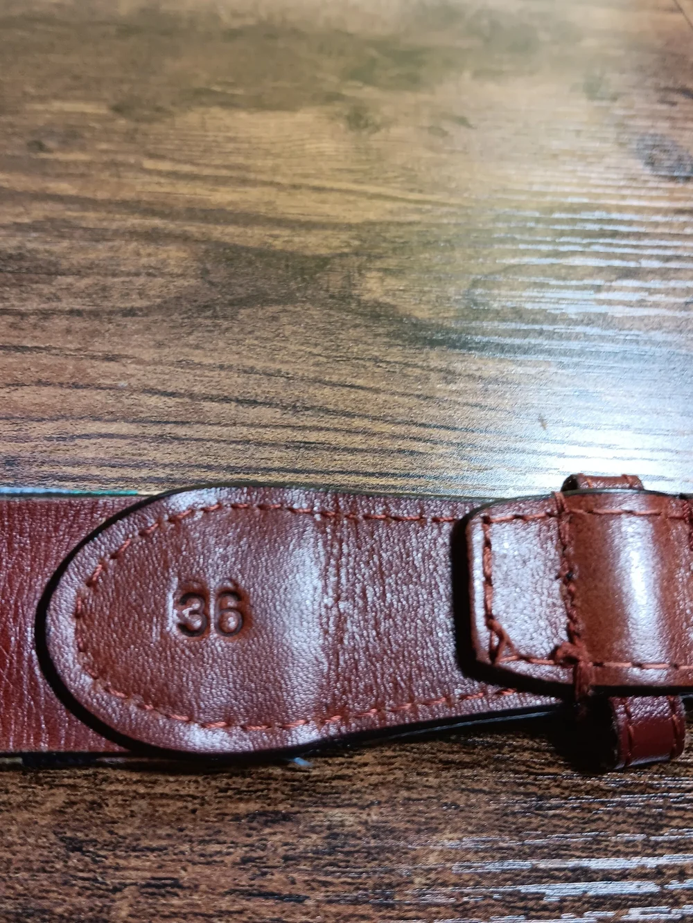 Smathers & Branson Belt Mens 36 Parsons Stripe Needlepoint Canvas Leather